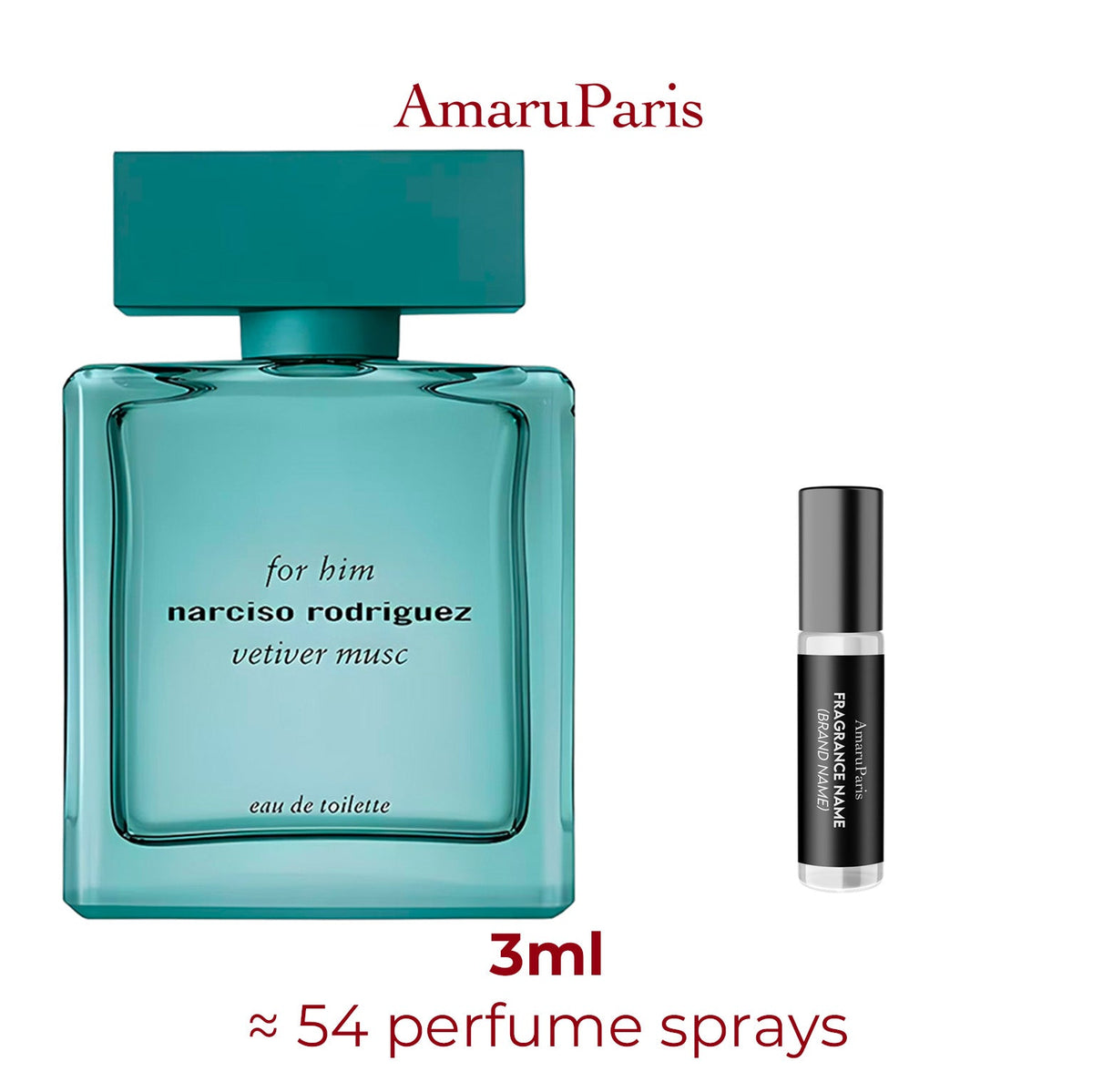 Parfum For Him Vetiver Musc Narciso Rodriguez homme - ParfumAmaruParis