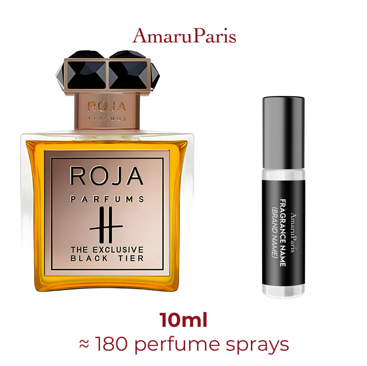 Parfum H – The Exclusive Black Tier Roja Parfums unisexe - ParfumAmaruParis