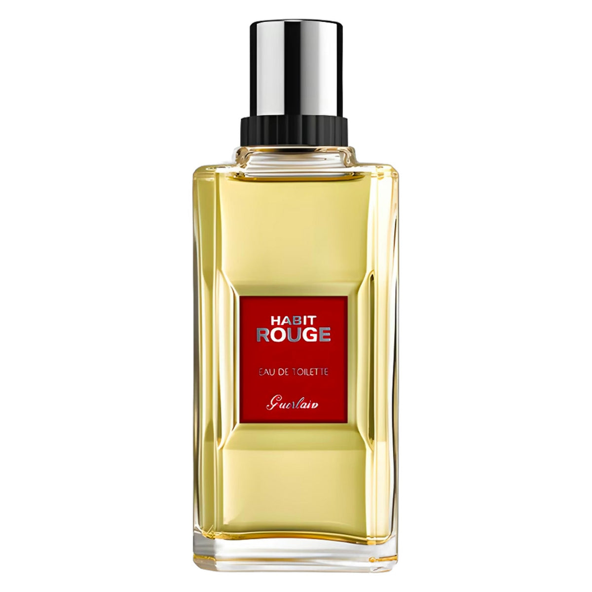 Habit Rouge Eau de Toilette de Guerlain – flacon original et fiole décant Amaru Paris