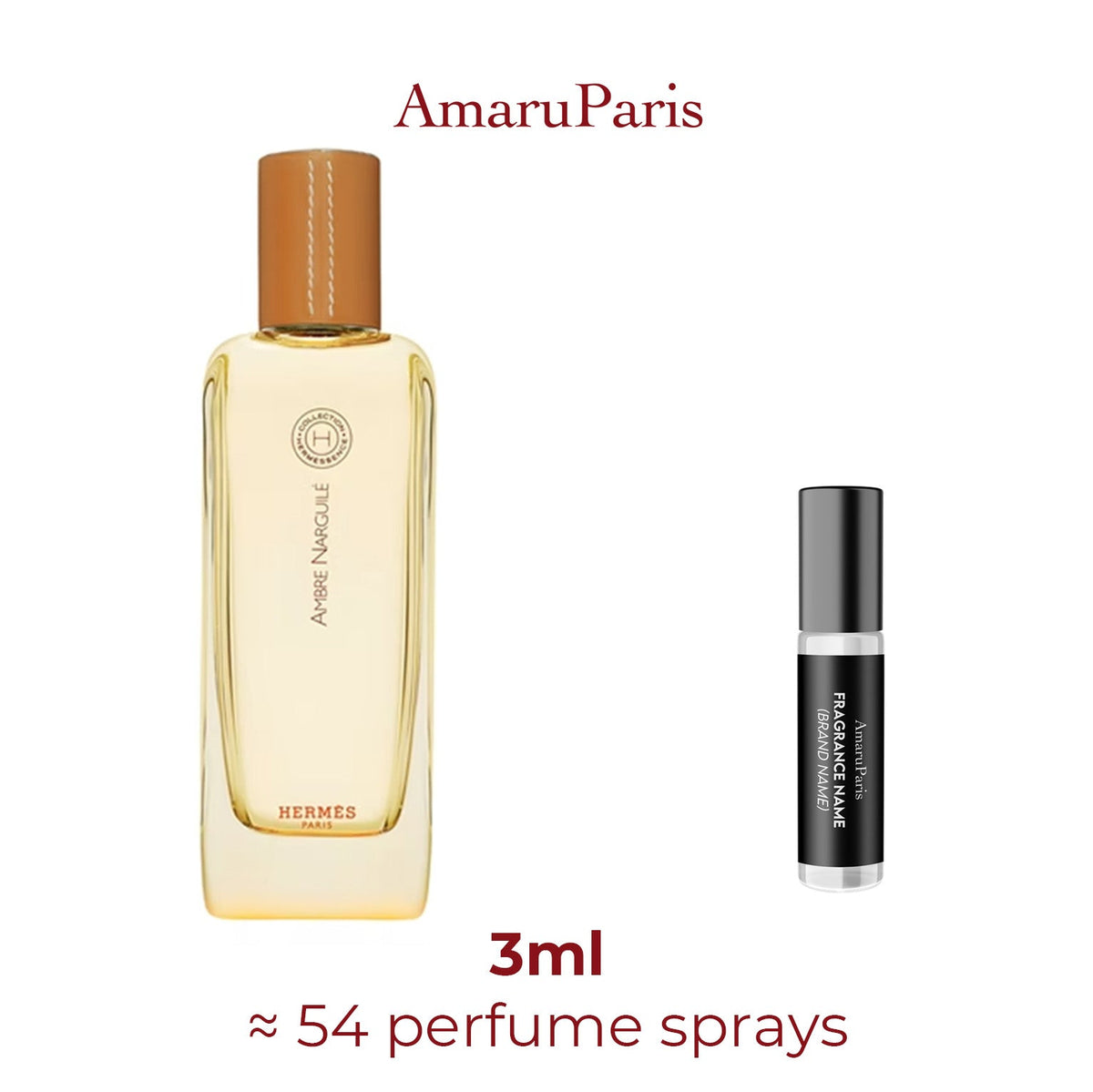 Parfum Hermessence Ambre Narguile Hermès unisexe - ParfumAmaruParis