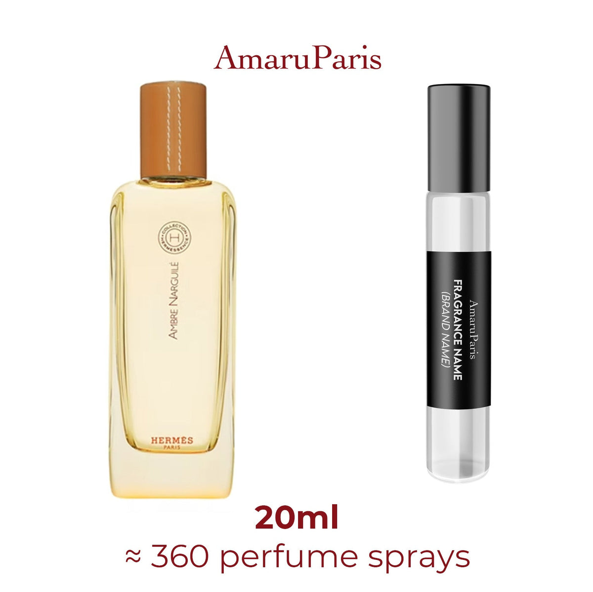 Parfum Hermessence Ambre Narguile Hermès unisexe - ParfumAmaruParis