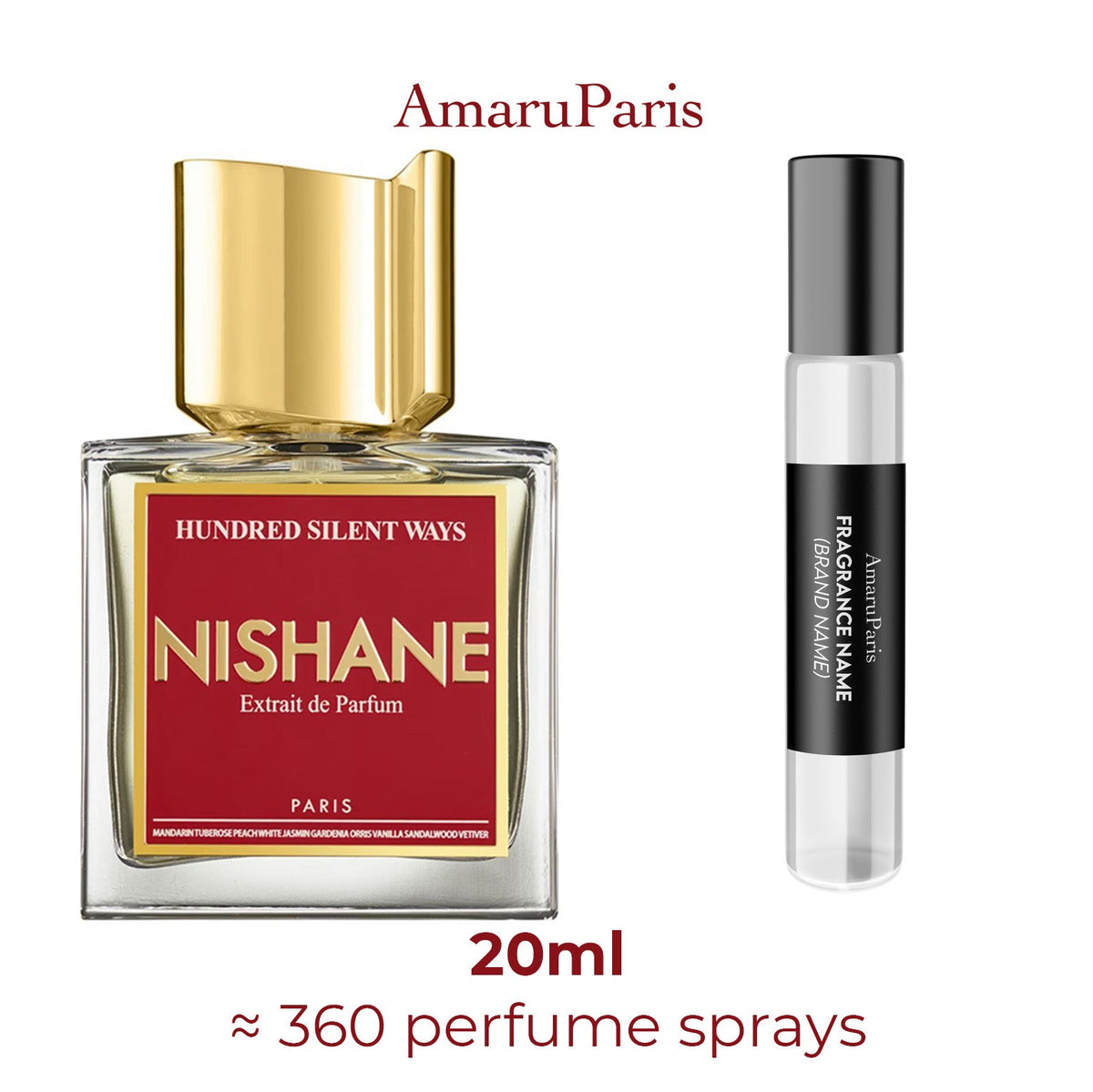 Parfum Hundred Silent Ways Nishane unisexe - ParfumAmaruParis