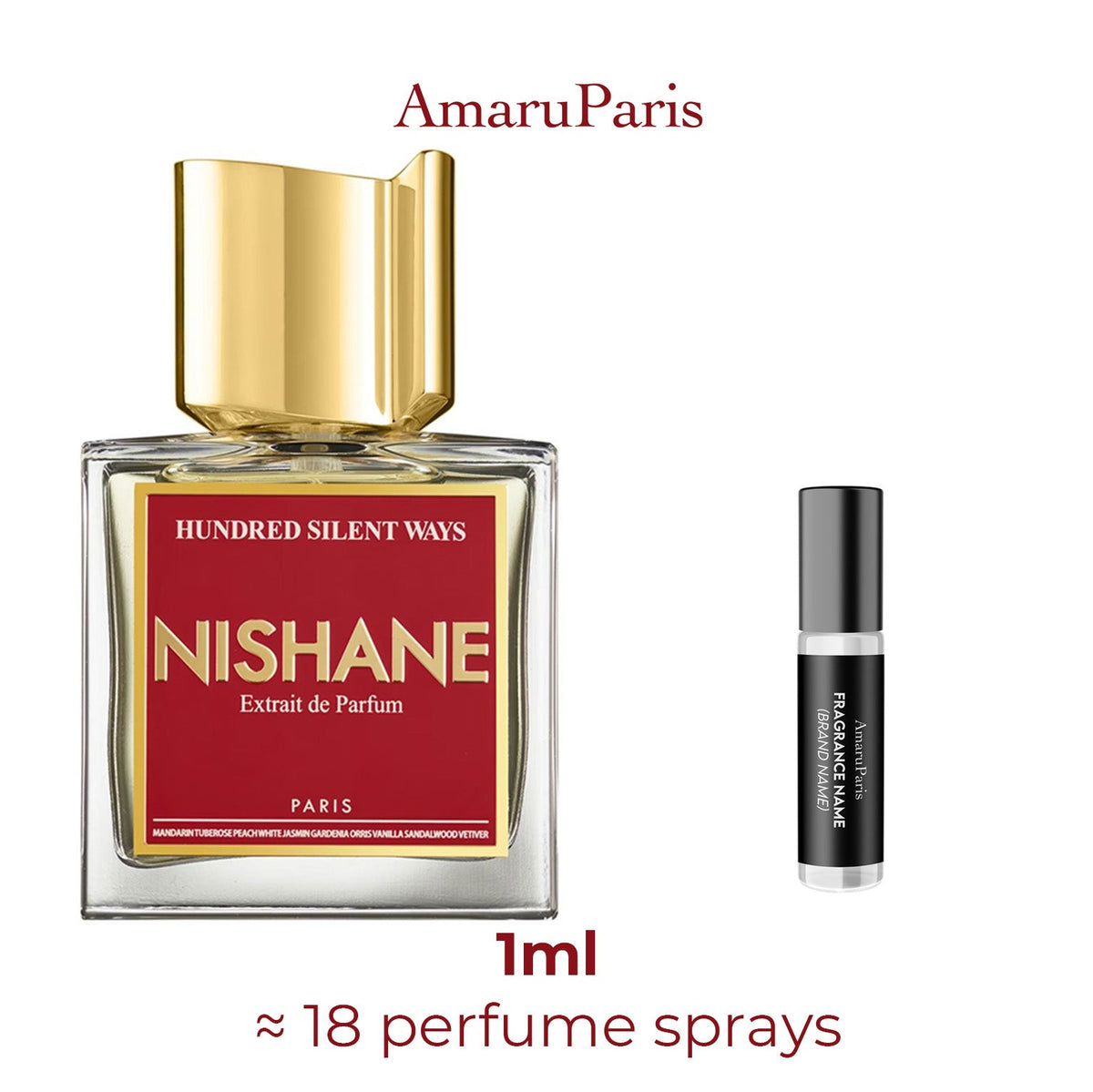 Parfum Hundred Silent Ways Nishane unisexe - ParfumAmaruParis