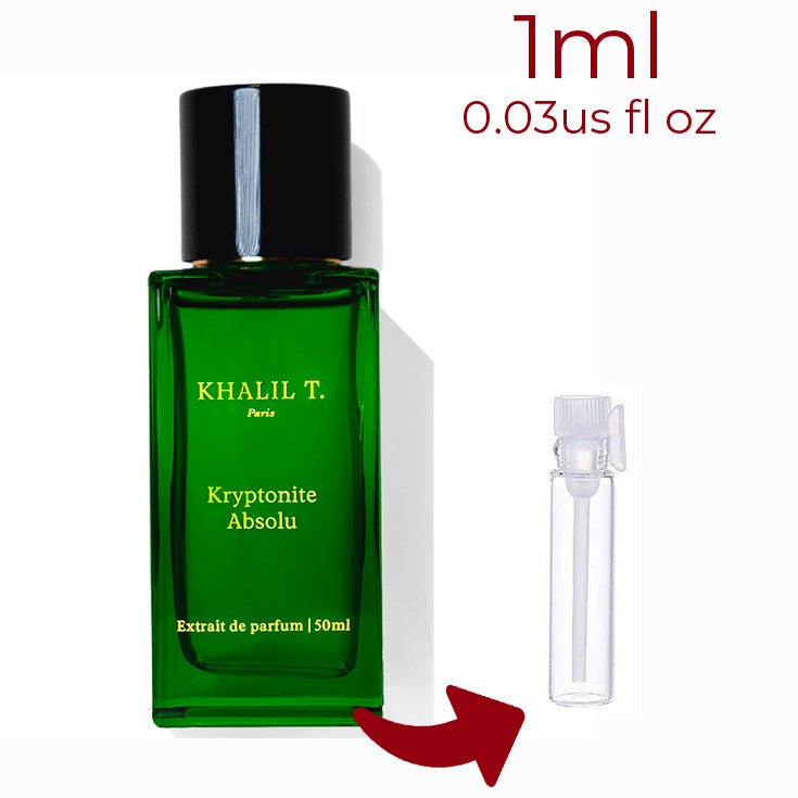 Parfum Kryptonite Absolu Khalil T. unisexe - decant 1ml