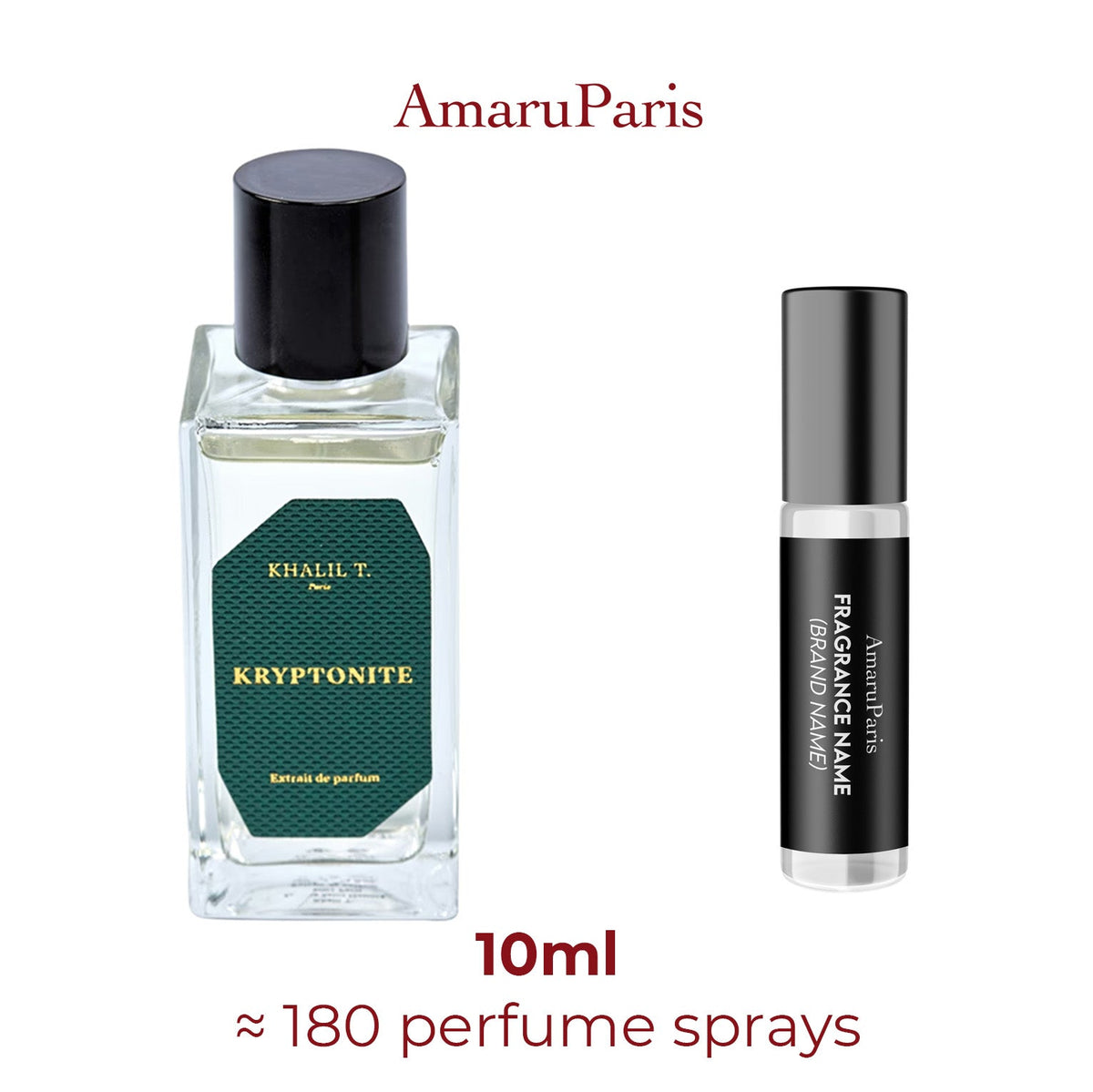 Parfum Kryptonite Khalil T. unisexe - decant échantillion 10ml