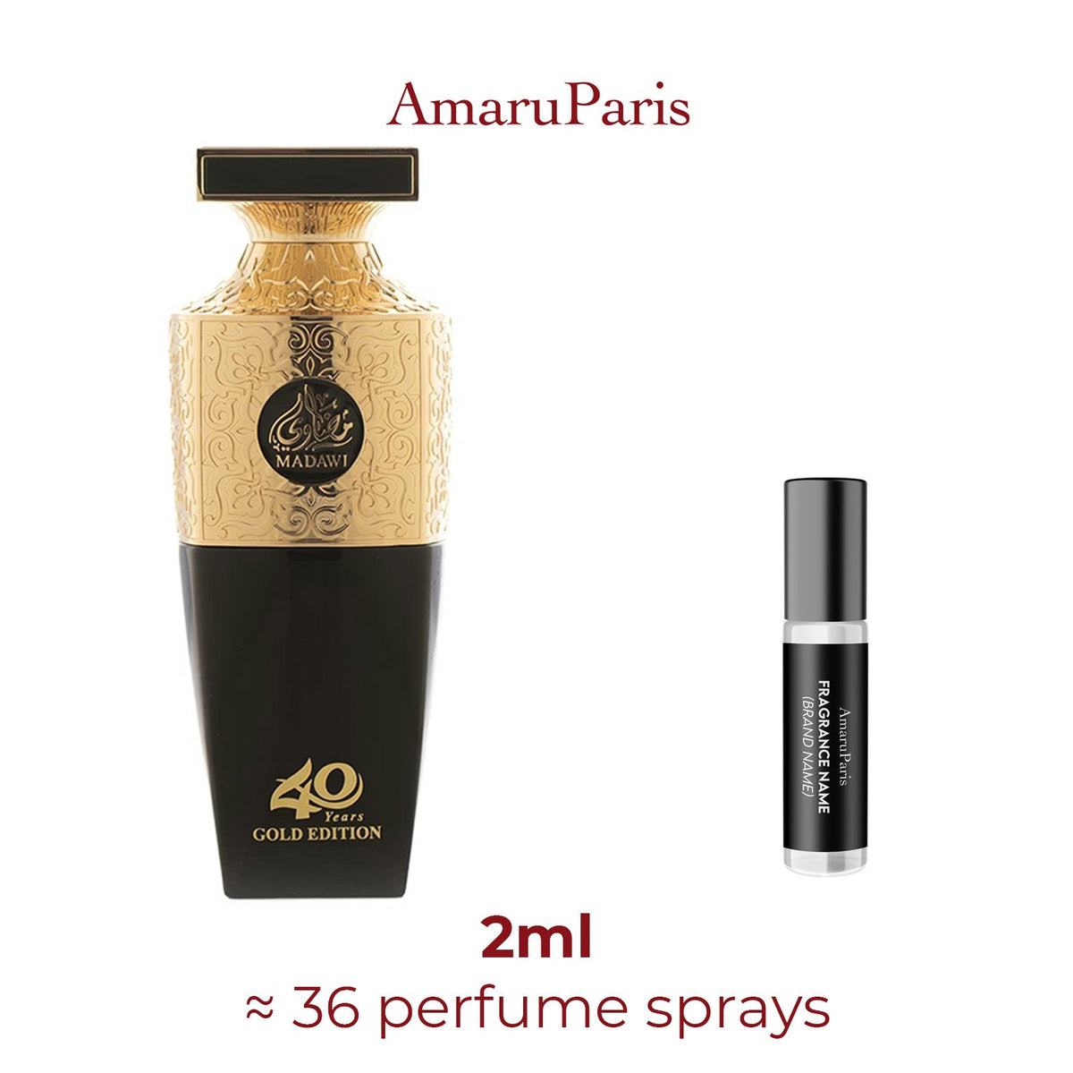 Parfum Madawi 40 years Gold Edition Arabian Oud unisexe - ParfumAmaruParis