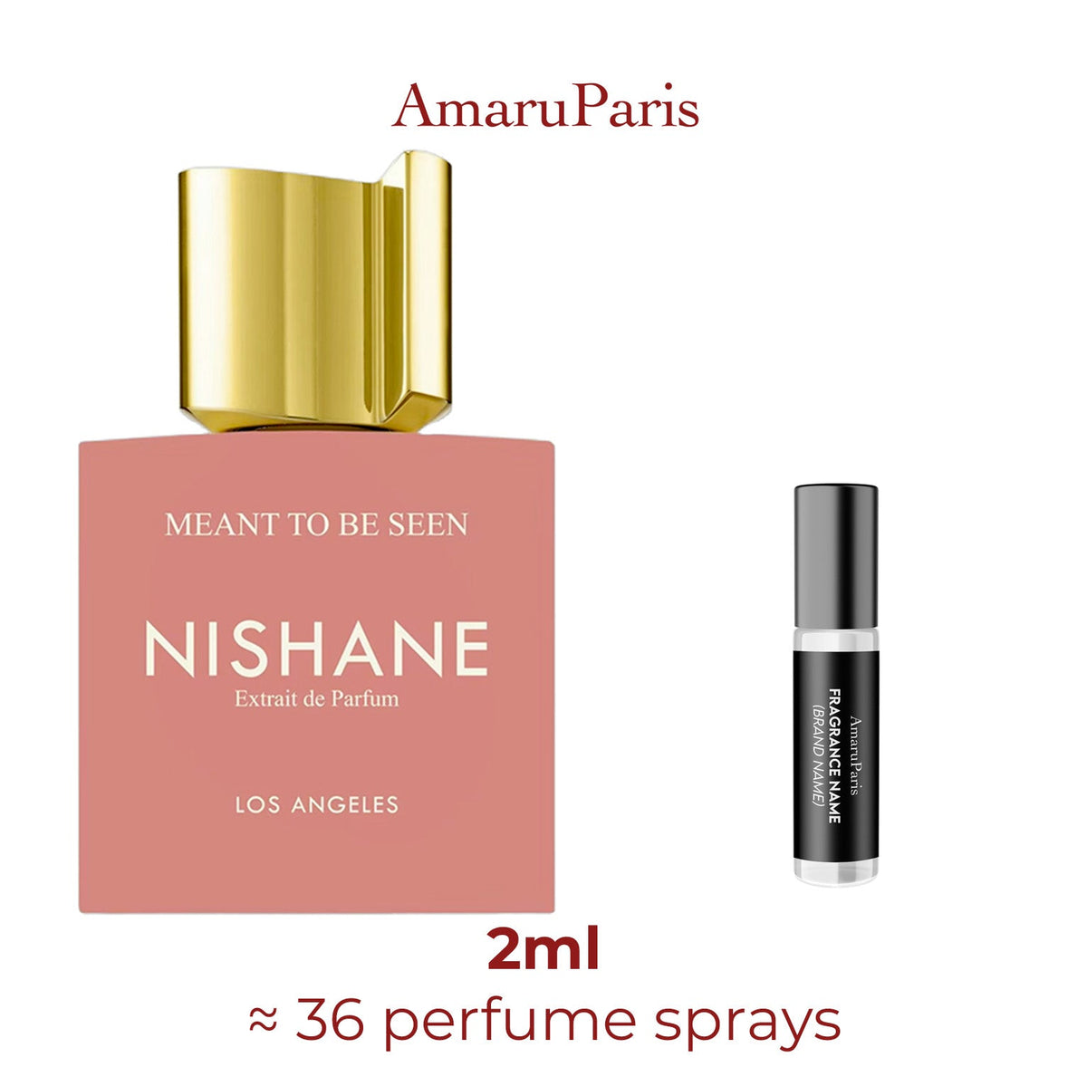 Parfum Meant To Be Seen Nishane unisexe - ParfumAmaruParis