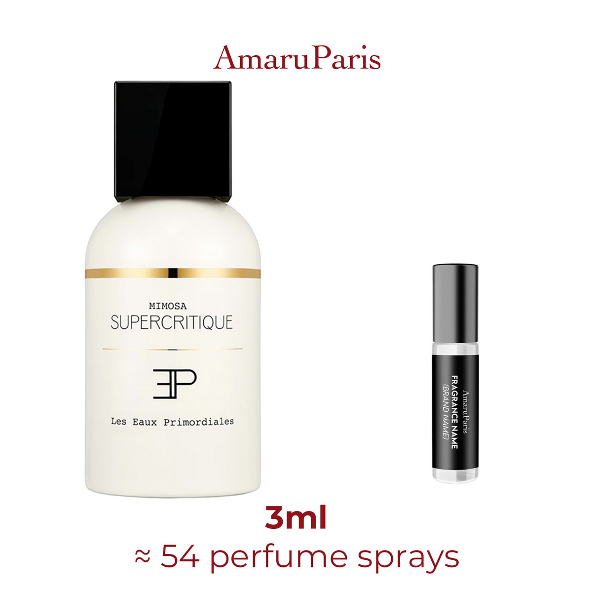 Parfum Mimosa Supercritique Les Eaux Primordiales unisexe - AmaruParis