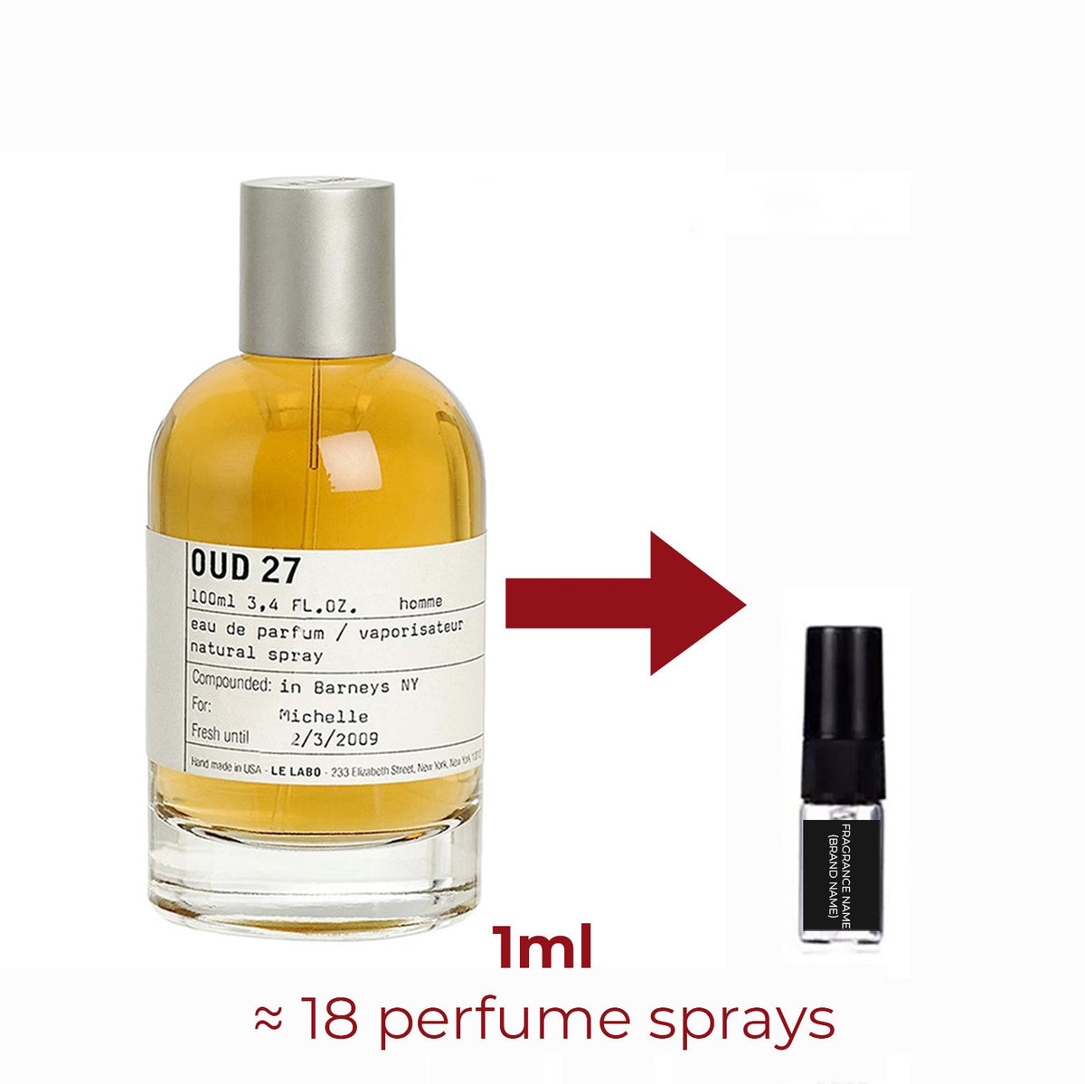 Parfum Oud 27 Le Labo unisexe - ParfumAmaruParis