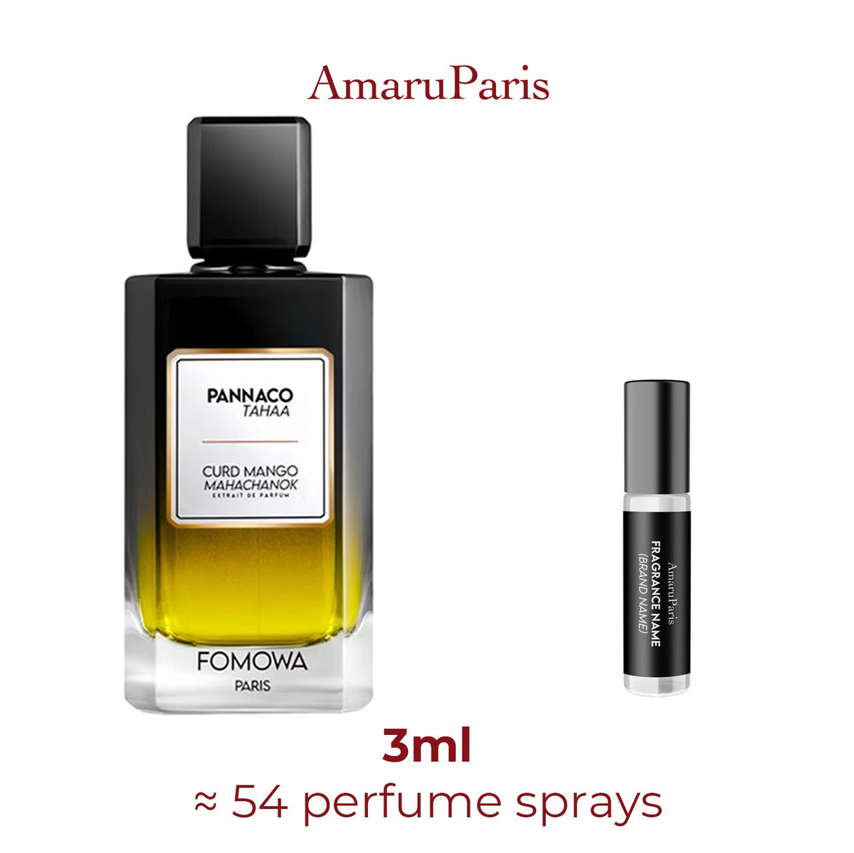 Parfum Pannaco Tahaa FOMOWA Paris unisexe - ParfumAmaruParis