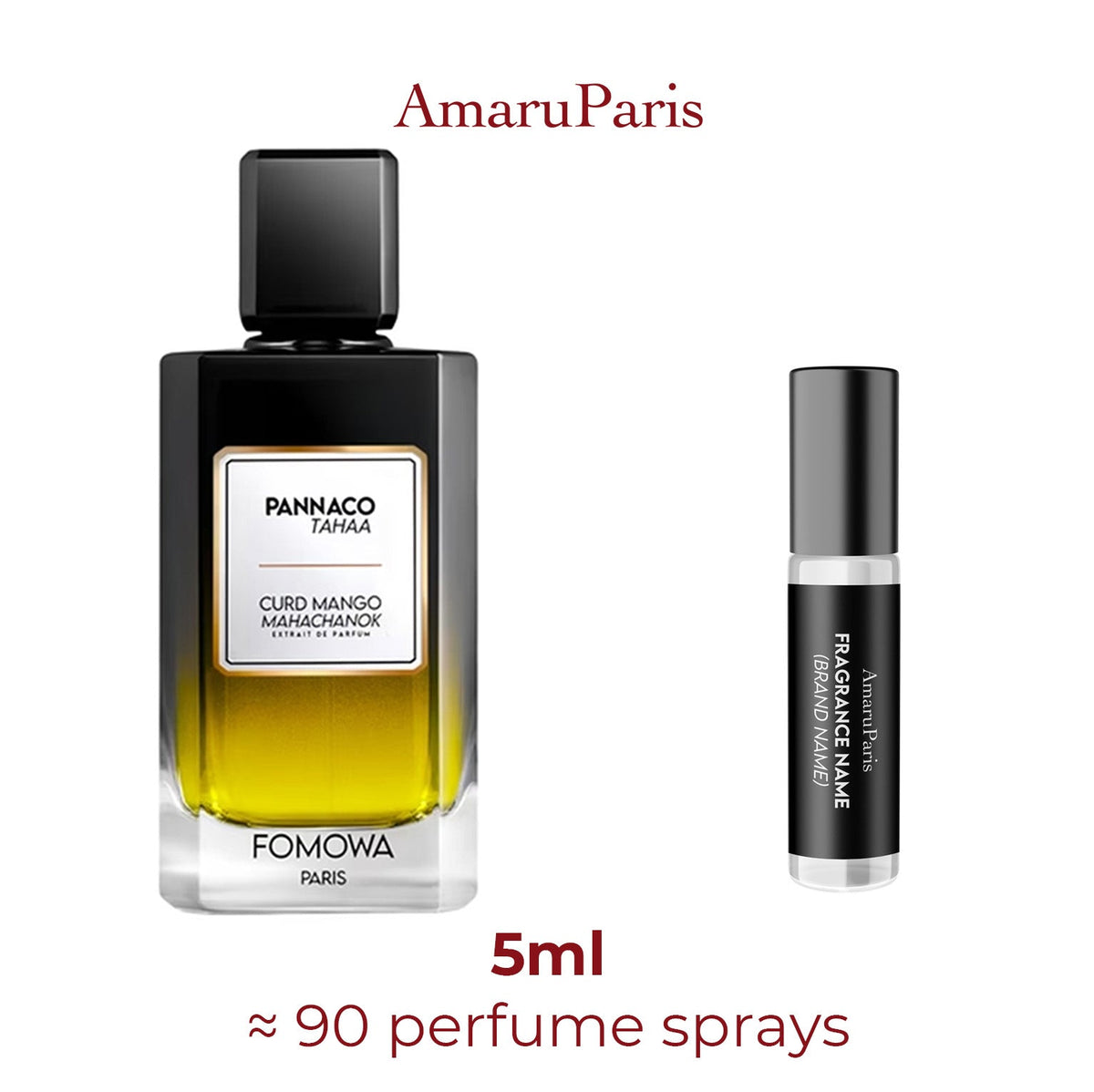 Parfum Pannaco Tahaa FOMOWA Paris unisexe - ParfumAmaruParis