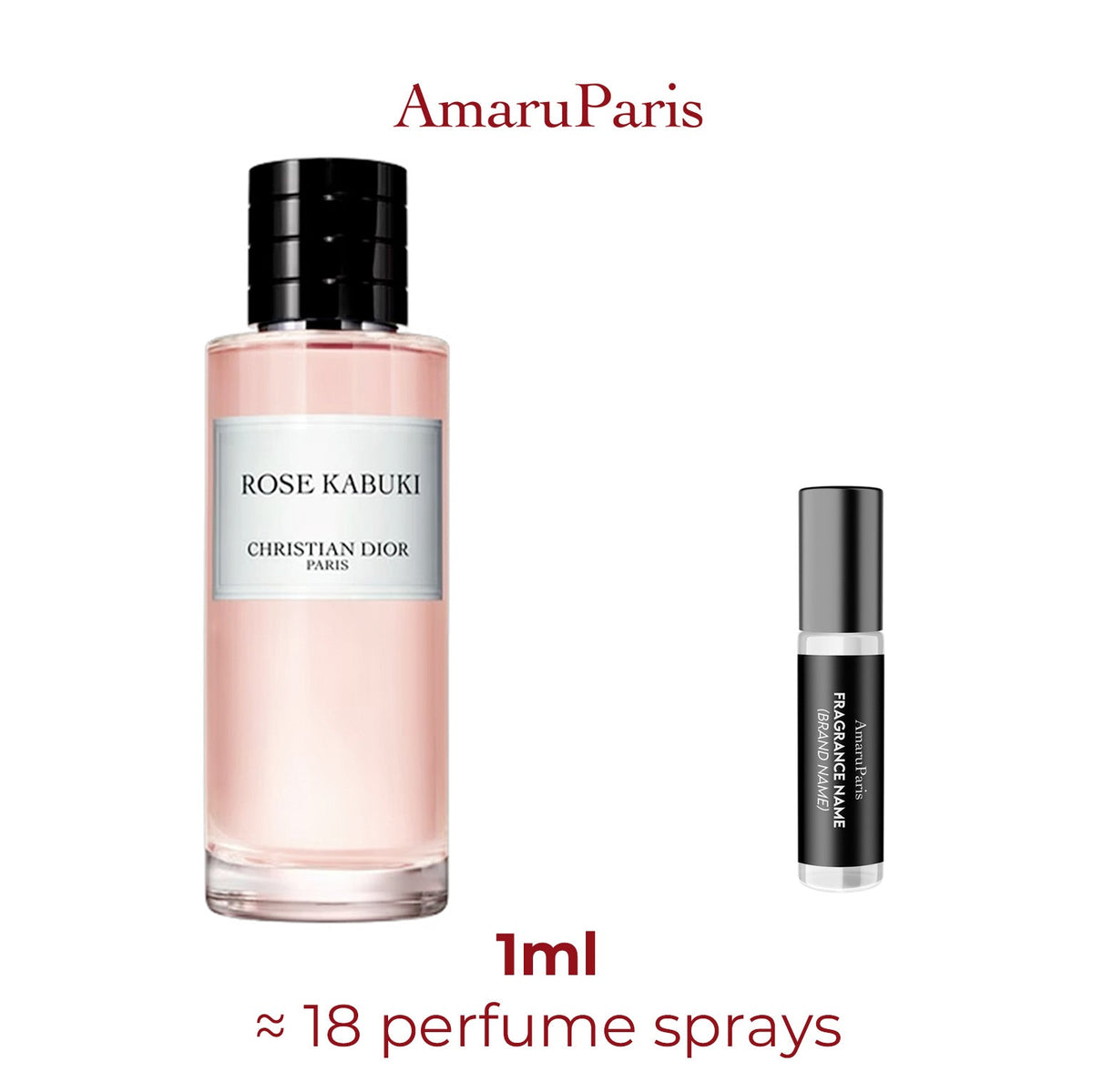 Parfum Rose Kabuki Dior unisexe - ParfumAmaruParis