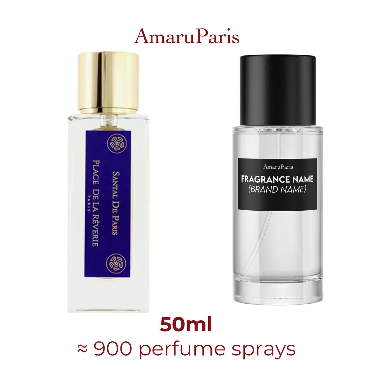 Parfum Santal de Paris Place de la Rêverie decant - 50ml