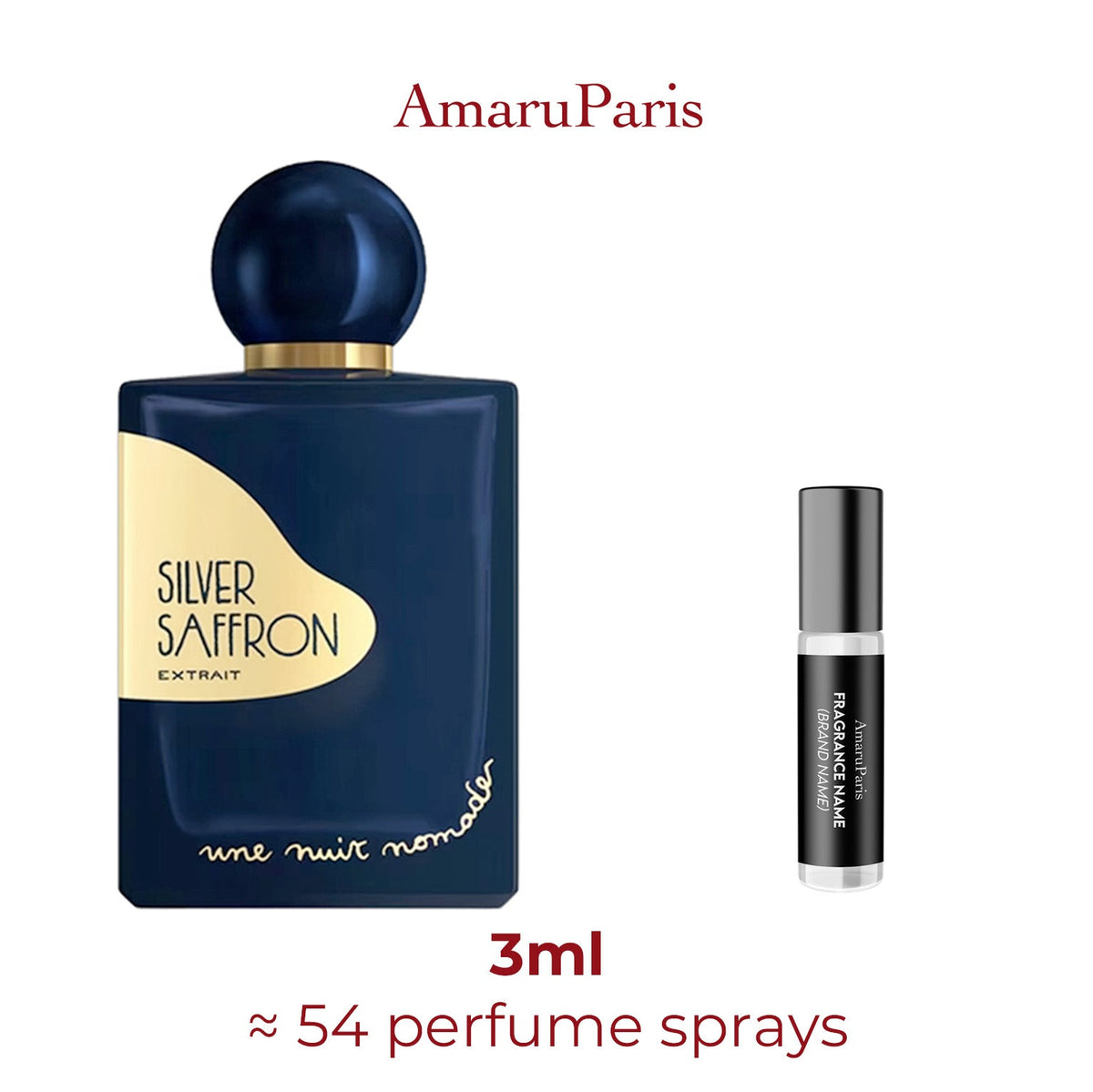 Parfum Silver Saffron Une Nuit Nomade unisexe - ParfumAmaruParis