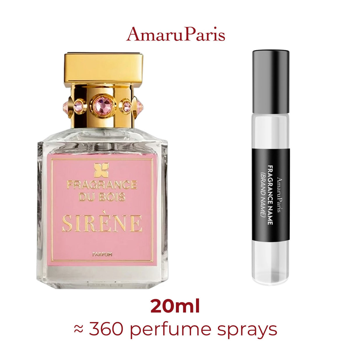 Parfum Sirène Fragrance Du Bois pour femme - ParfumAmaruParis