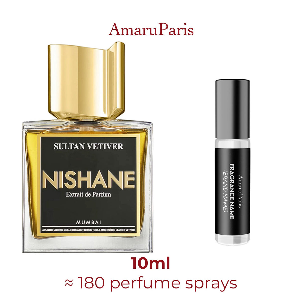 Parfum Sultan Vetiver Nishane unisexe - ParfumAmaruParis