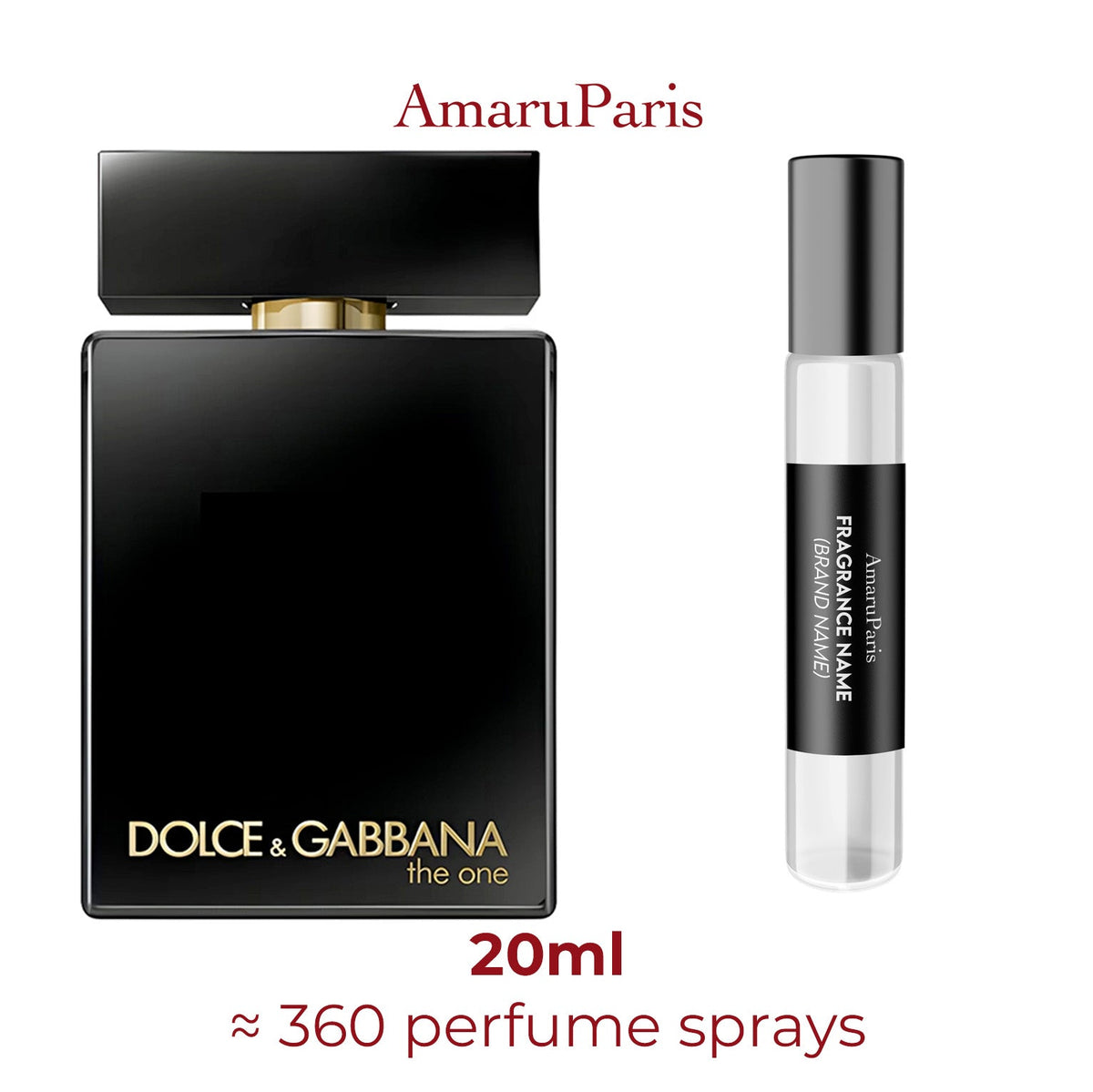 Parfum The One for Men Eau de Parfum Intense Dolce & Gabbana pour homme - ParfumAmaruParis