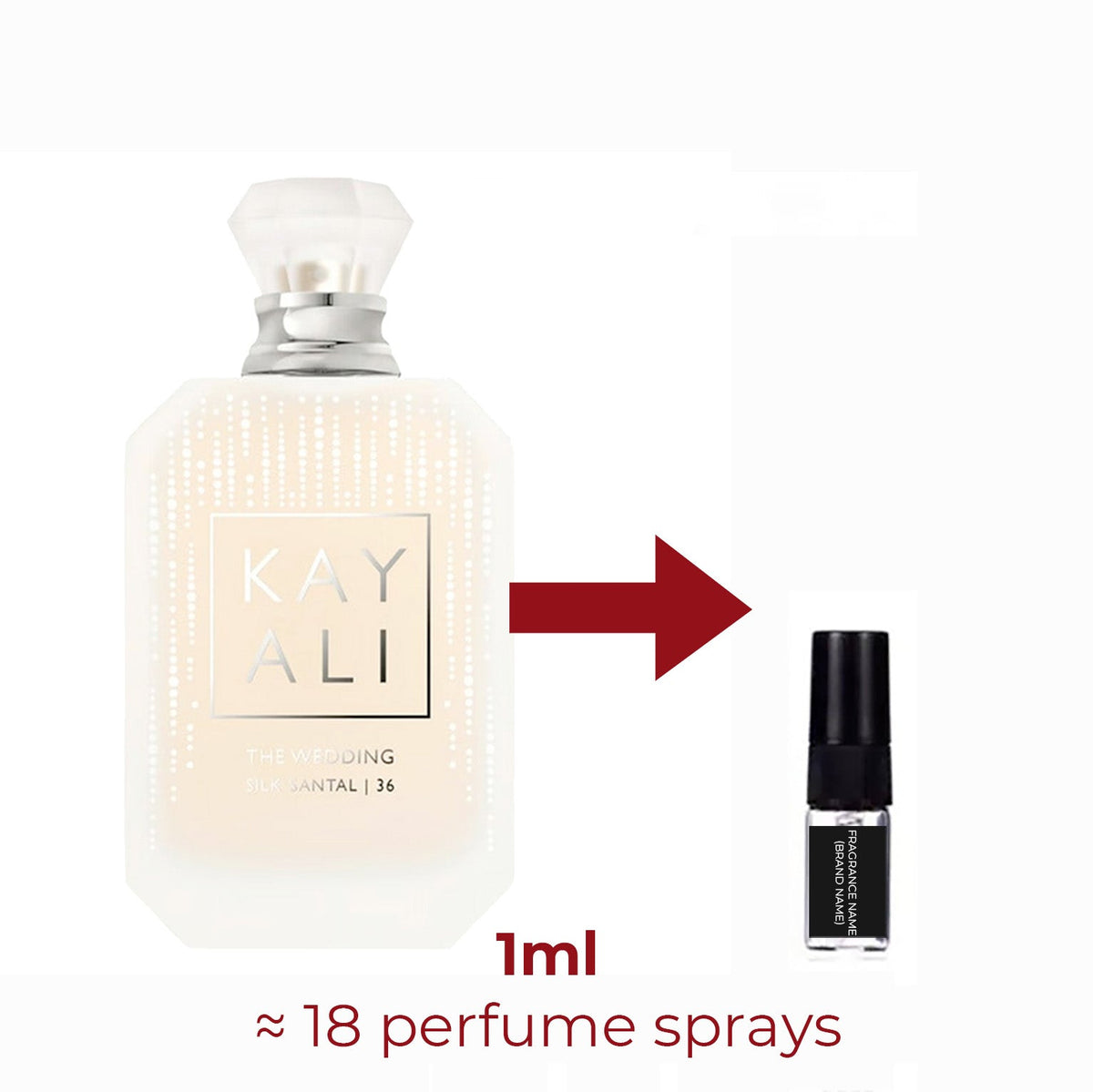 Parfum The Wedding Silk Santal | 36 Kayali Fragrances pour femme - ParfumAmaruParis
