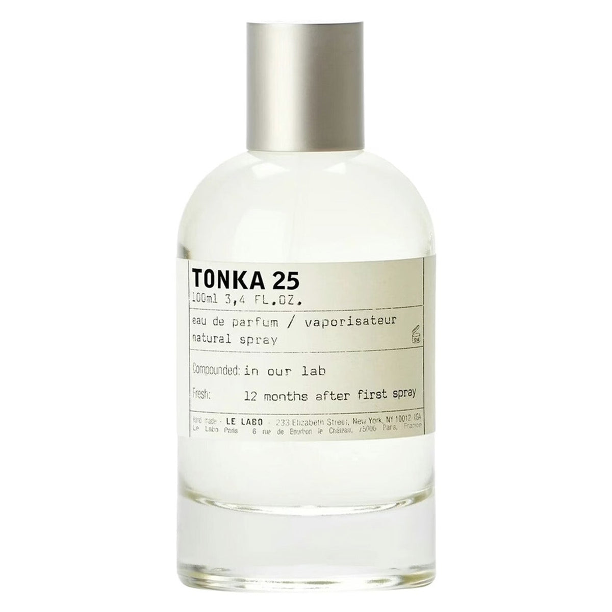 Tonka 25 de Le Labo – flacon original et fiole décant Amaru Paris