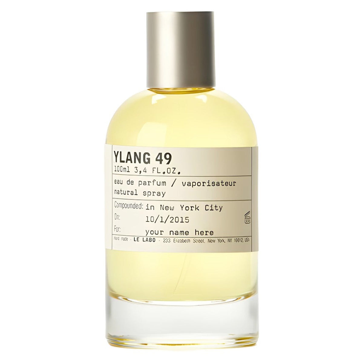 Ylang 49 de Le Labo – flacon original et fiole décant Amaru Paris