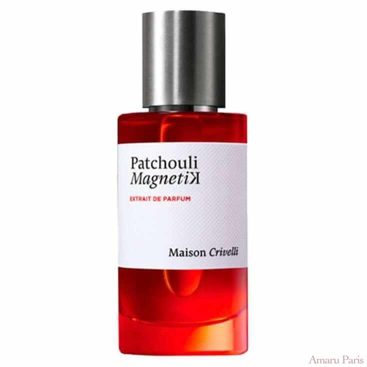 Patchouli Magnetik de Maison Crivelli – flacon original et fiole décant Amaru Paris
