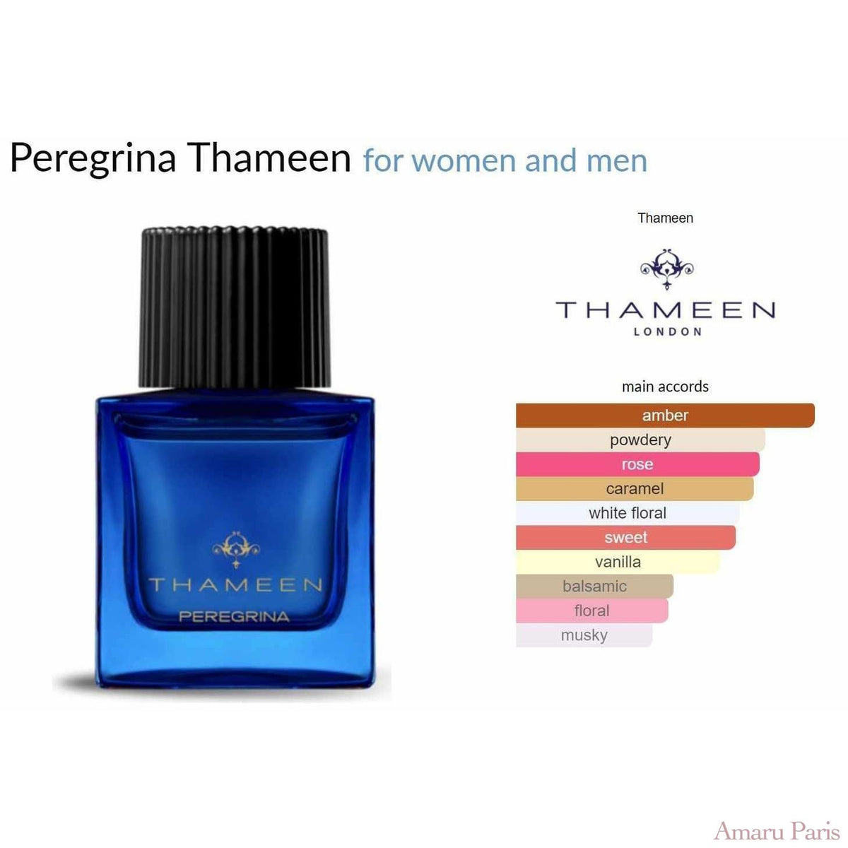 Peregrina Thameen for women and men - ParfumAmaruParis