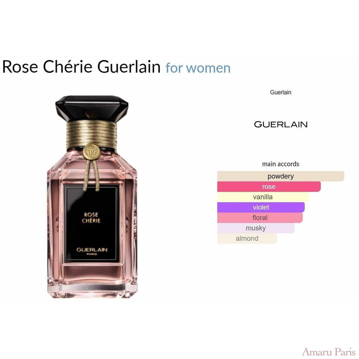 Rose Chérie Guerlain for women - ParfumAmaruParis