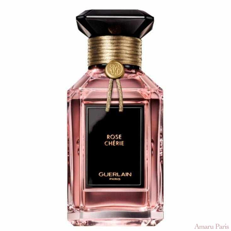 Rose Chérie de Guerlain – flacon original et fiole décant Amaru Paris