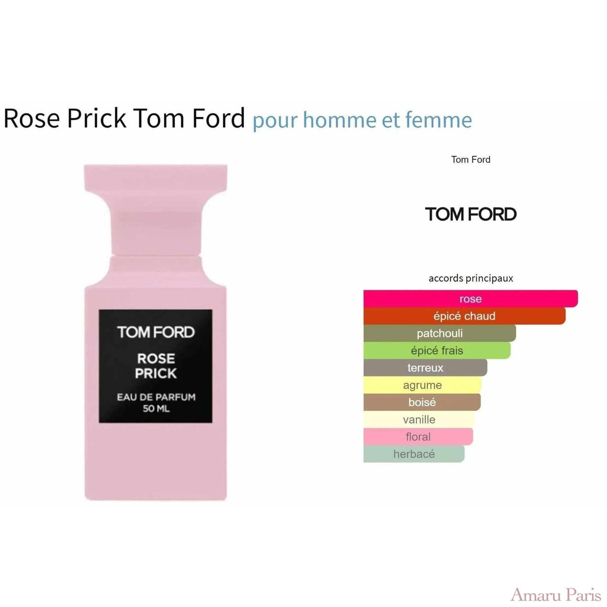 Rose Prick Tom Ford for women and men Decant Fragrance Samples - ParfumAmaruParis