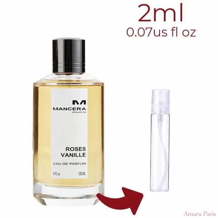 Roses Vanille Mancera for women Decant Fragrance Samples - ParfumAmaruParis