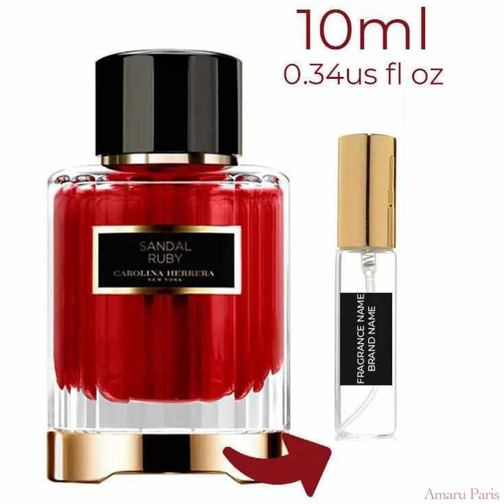 Sandal Ruby Carolina Herrera for women and men Decant Fragrance Samples - ParfumAmaruParis