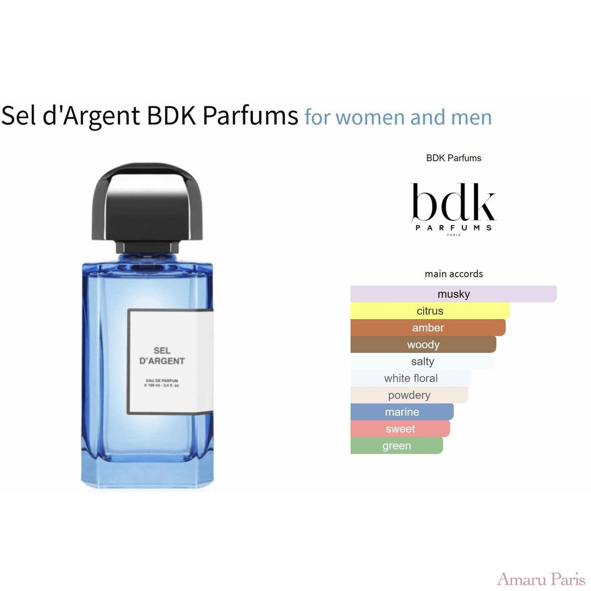 Sel d'Argent BDK Parfums for women and men - ParfumAmaruParis