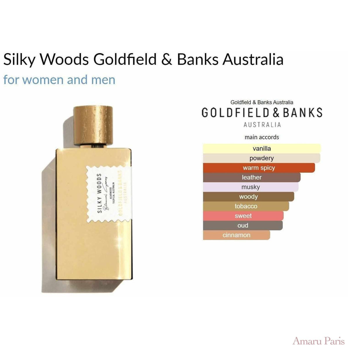 Silky Woods Goldfield & Banks Australia for women and men - ParfumAmaruParis