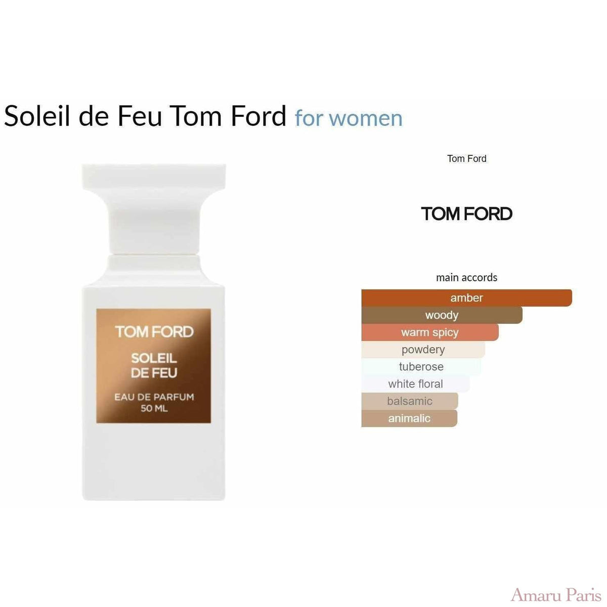 Soleil de Feu Tom Ford for women - ParfumAmaruParis