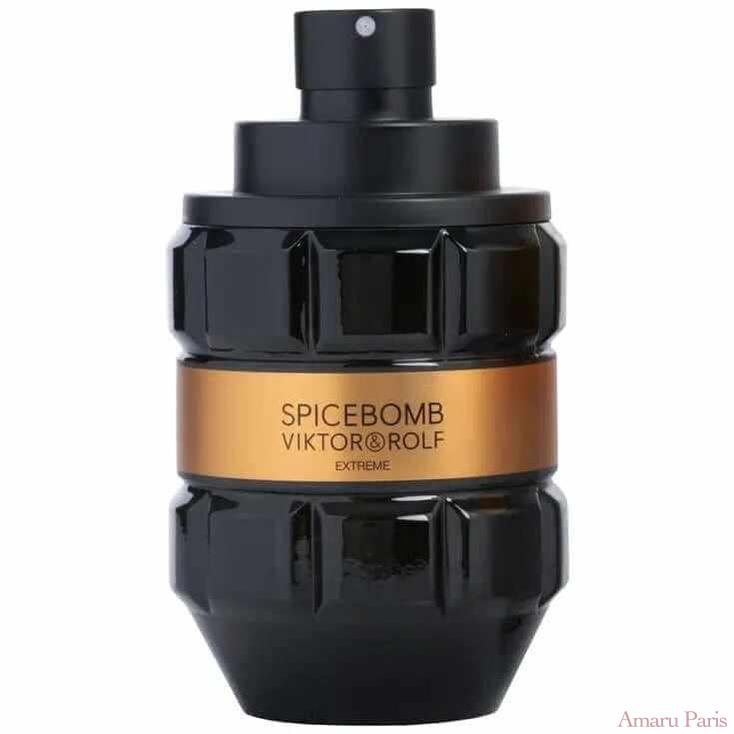 Spicebomb Extreme de Viktor & Rolf – flacon original et fiole décant Amaru Paris