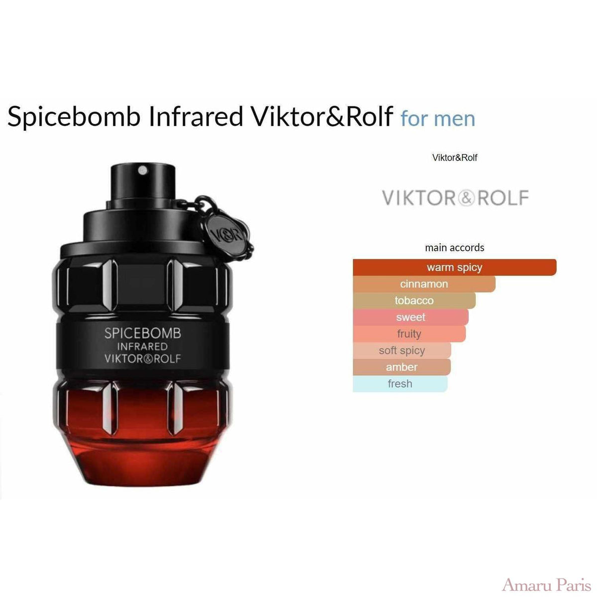 Spicebomb Infrared Viktor&Rolf for men - ParfumAmaruParis