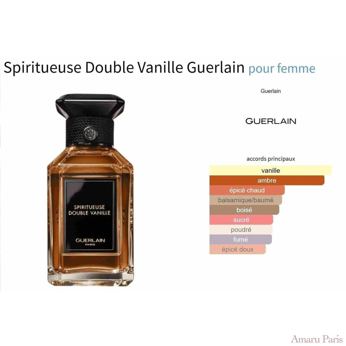 Spiritueuse Double Vanille Guerlain for women Decant Fragrance Samples - ParfumAmaruParis