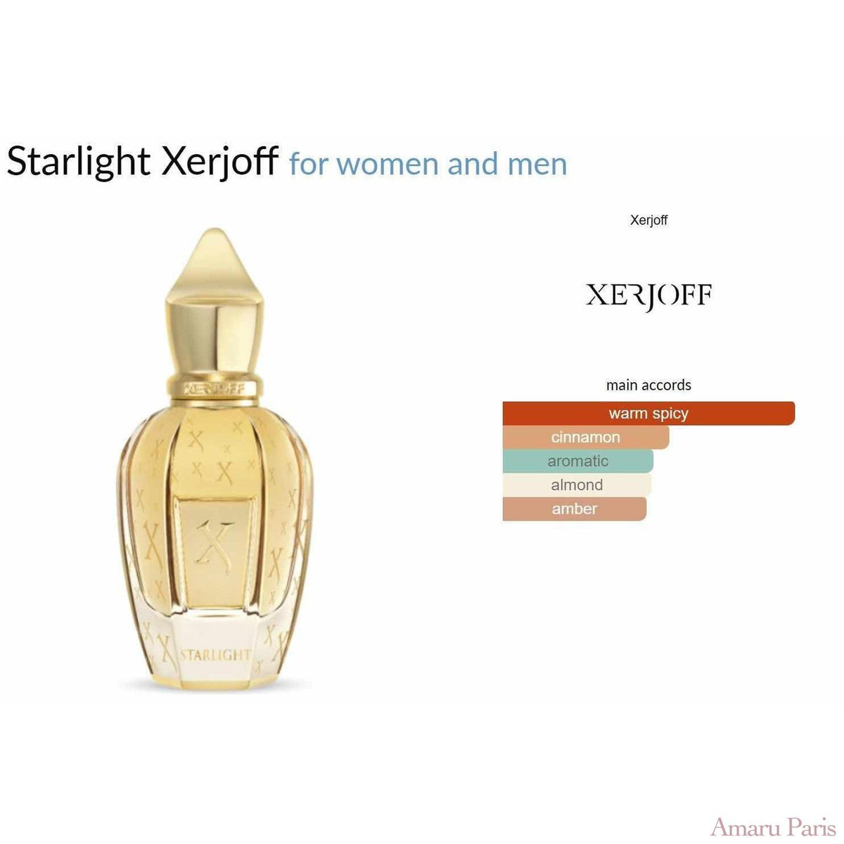 Starlight Xerjoff for women and men - ParfumAmaruParis