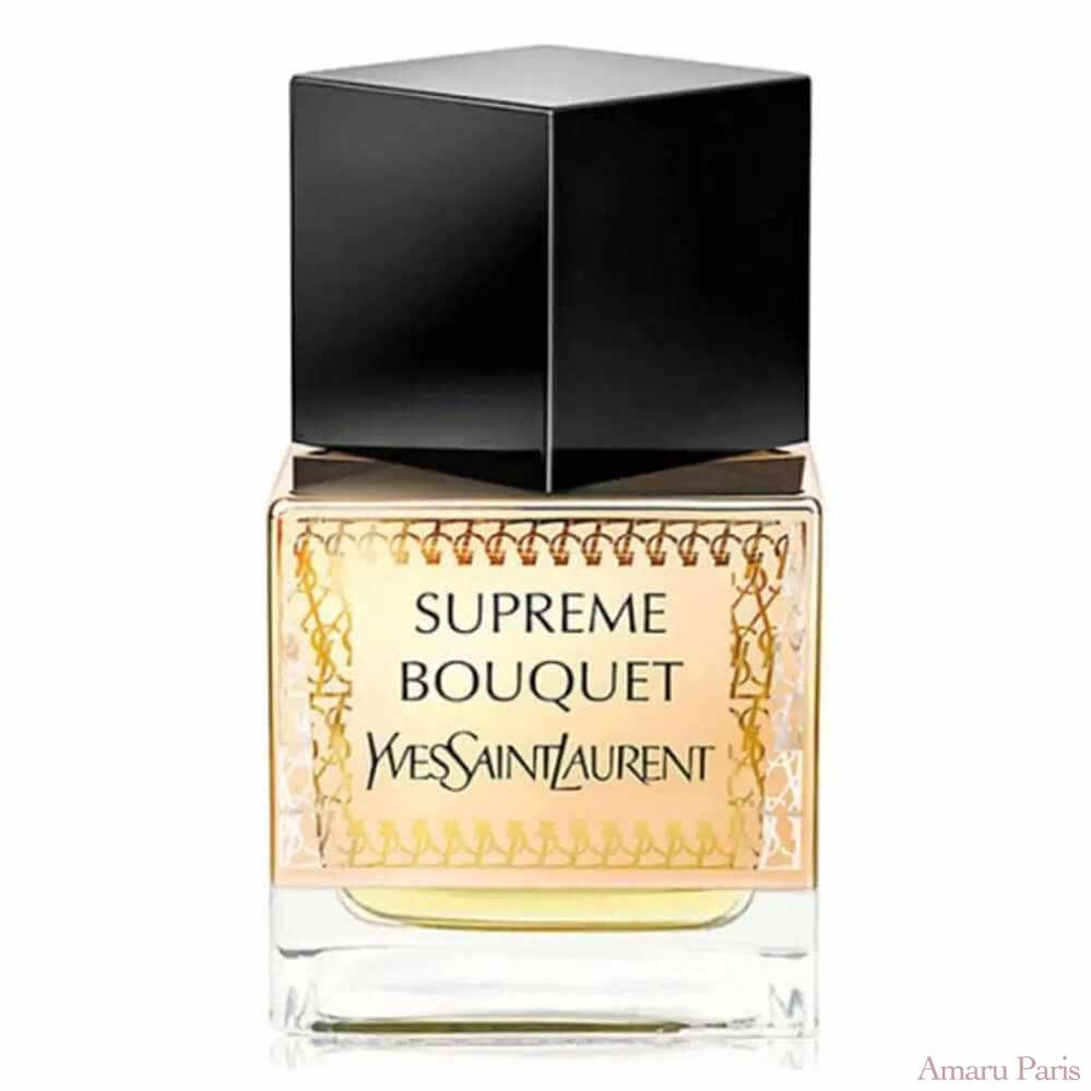 Supreme Bouquet d'Yves Saint Laurent – flacon original et fiole décant Amaru Paris
