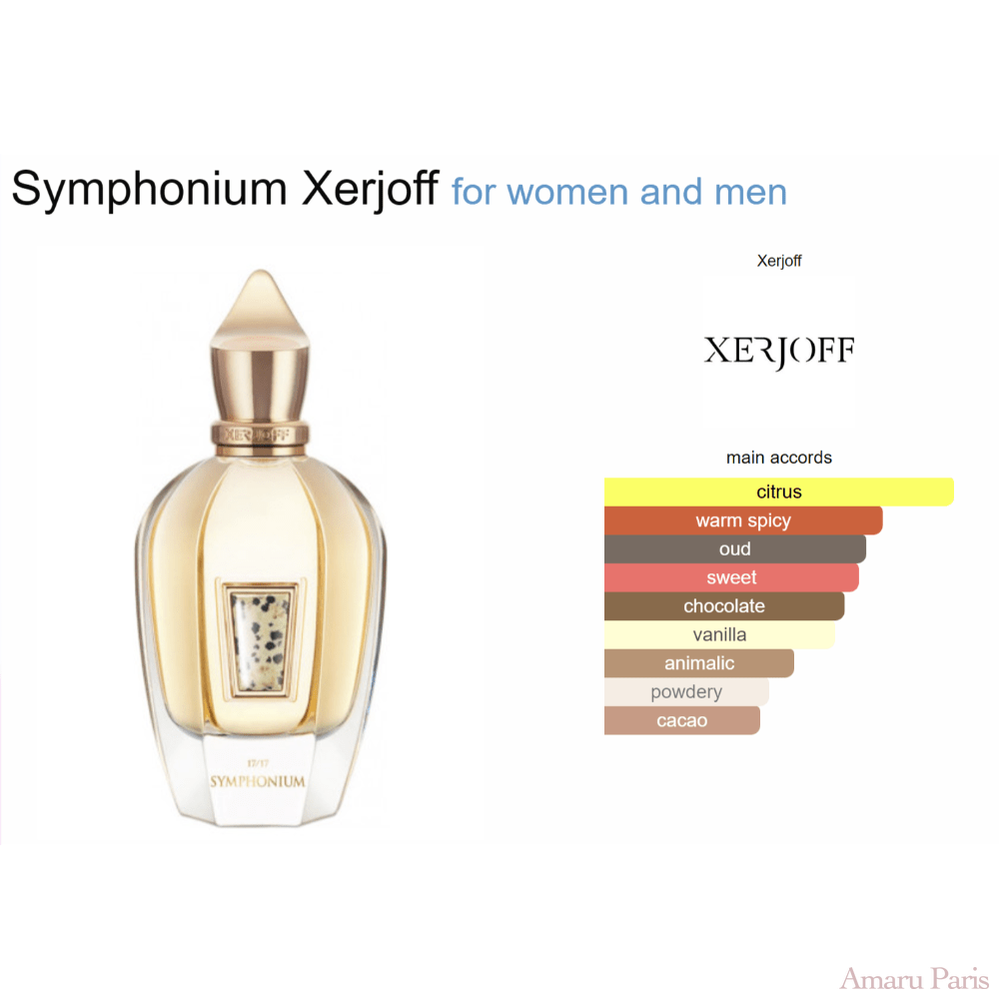 Symphonium Xerjoff for women and men - ParfumAmaruParis