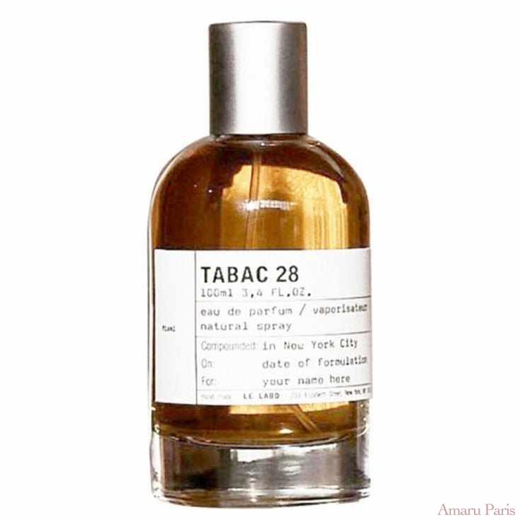 Tabac 28 Miami de Le Labo – flacon original et fiole décant Amaru Paris