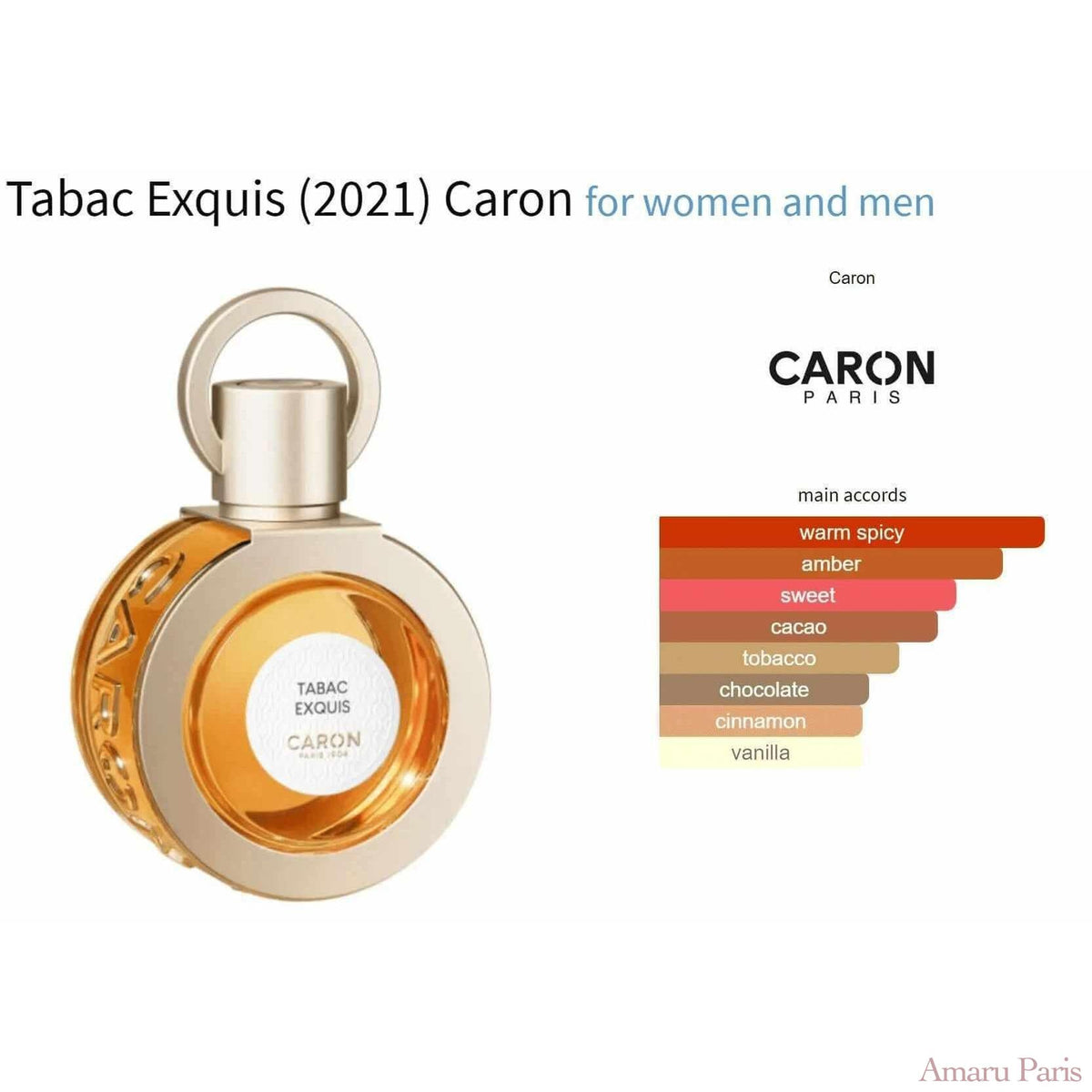 Tabac Exquis (2021) Caron for women and men Decant Fragrance Samples - ParfumAmaruParis
