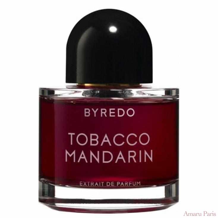 Tobacco Mandarin de Byredo – flacon original et fiole décant Amaru Paris