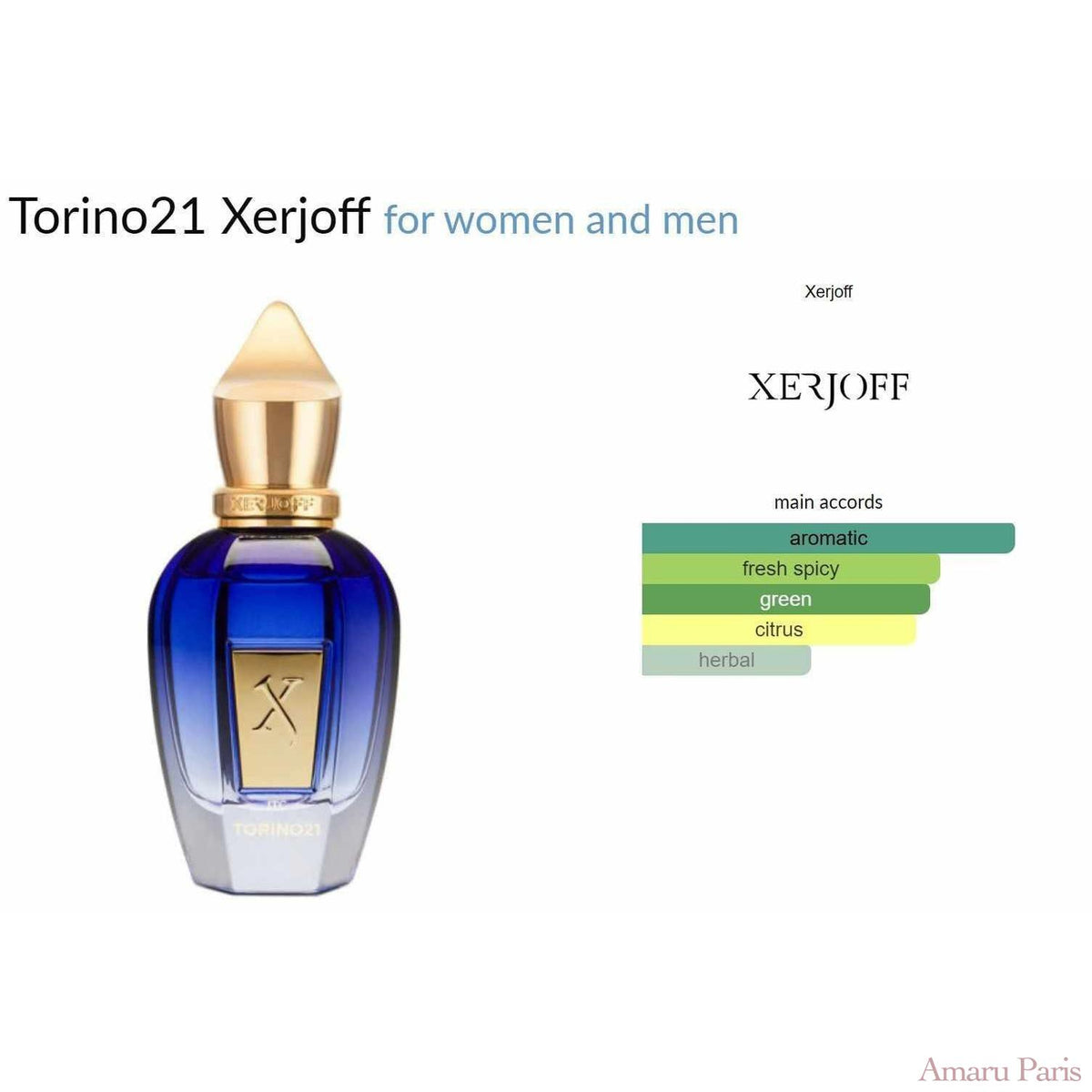 Torino21 Xerjoff for women and men - ParfumAmaruParis