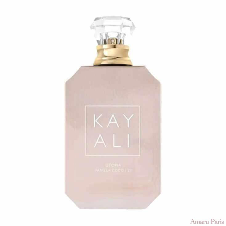 Utopia Vanilla Coco 21 de Kayali – flacon original et fiole décant Amaru Paris
