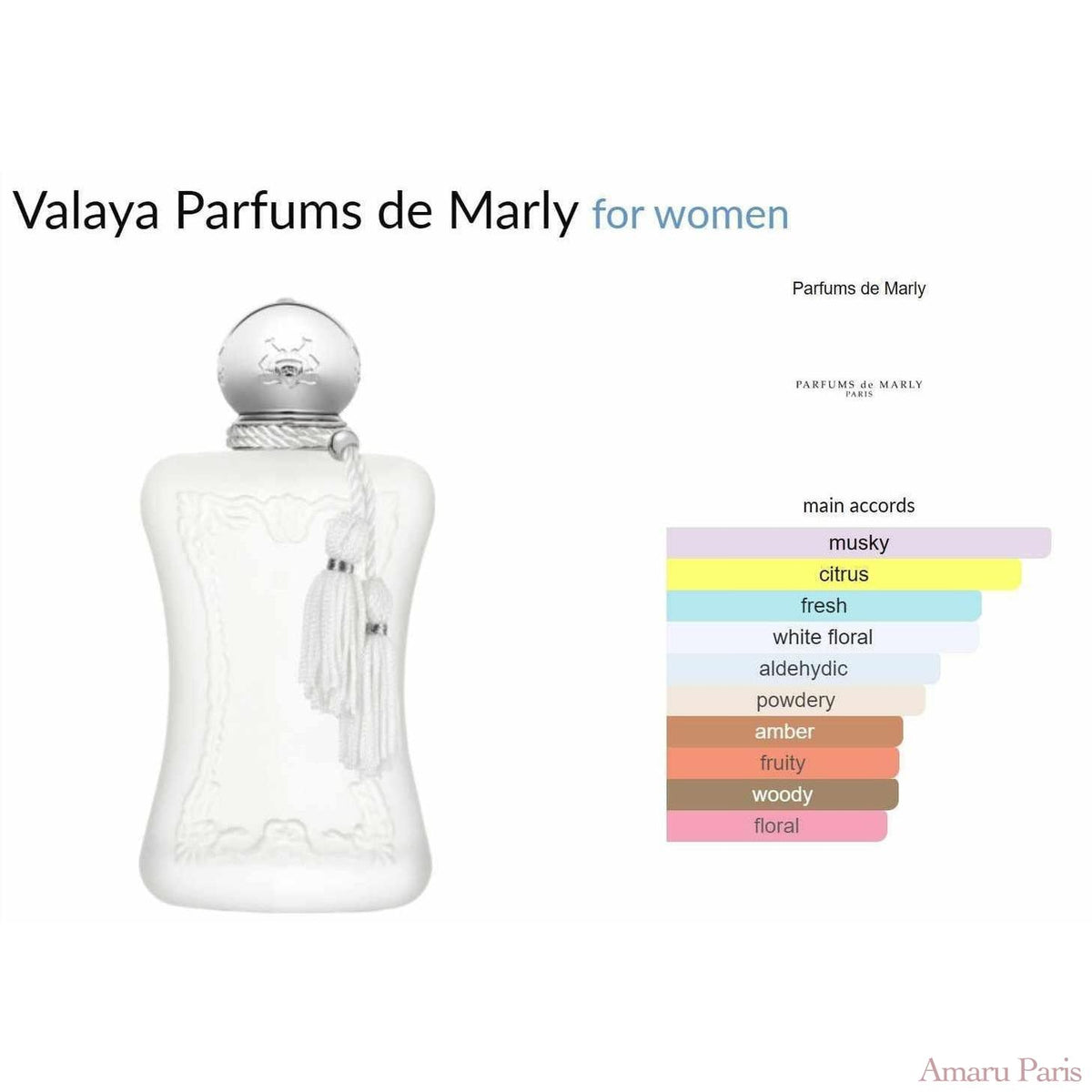 Valaya Parfums de Marly for women - ParfumAmaruParis