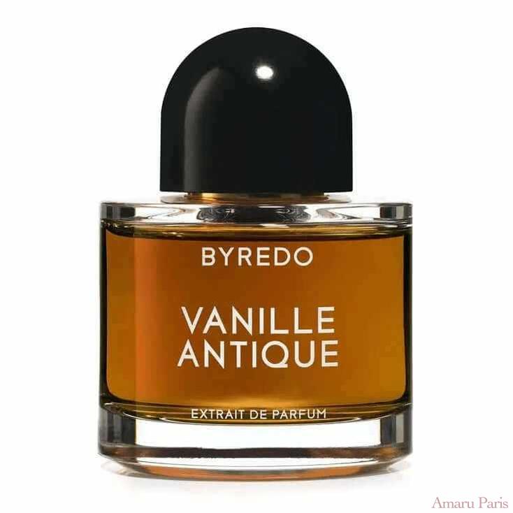 Vanille Antique de Byredo – flacon original et fiole décant Amaru Paris