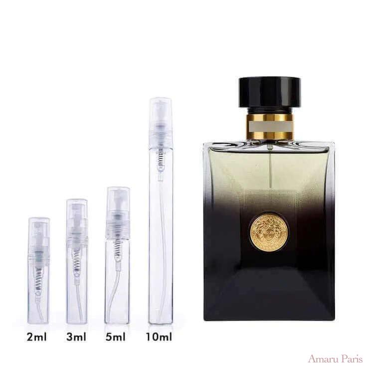 Versace Pour Homme Oud Noir Versace for men Decant Fragrance Samples - ParfumAmaruParis