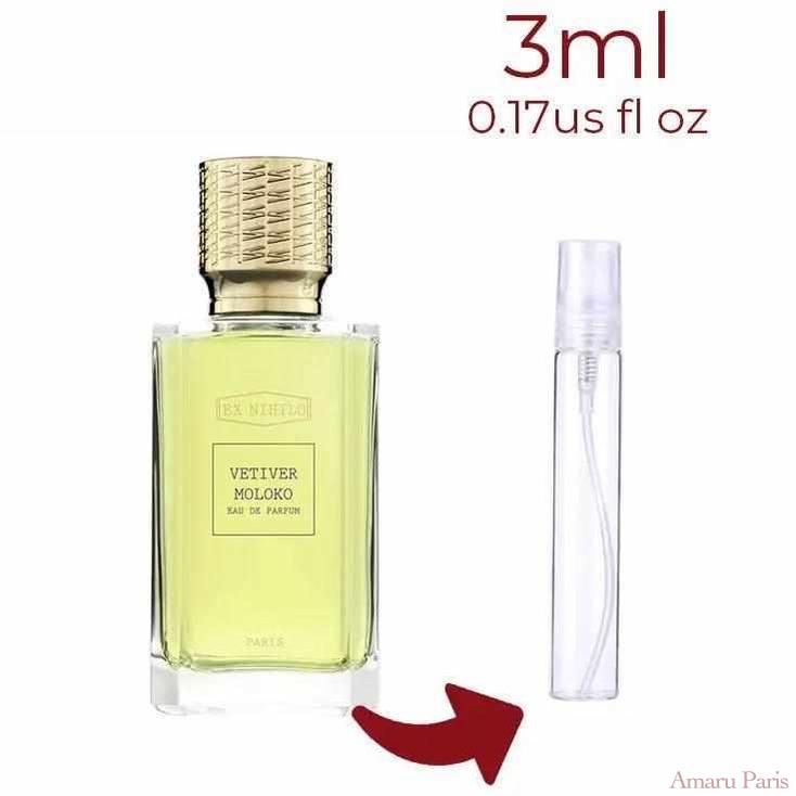 Vetiver Moloko Ex Nihilo for women and men Decant Fragrance Samples - ParfumAmaruParis