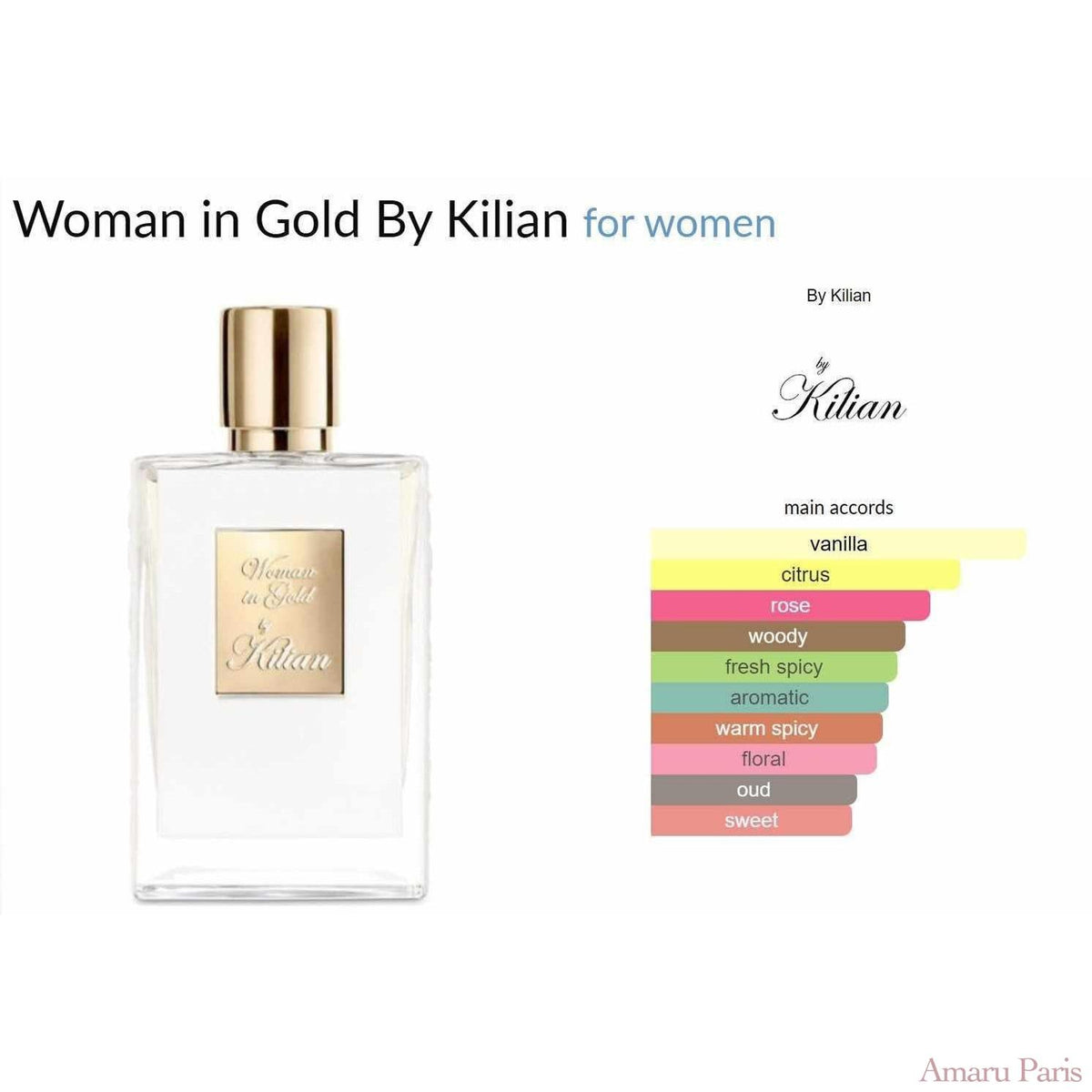 Woman in Gold By Kilian for women - ParfumAmaruParis